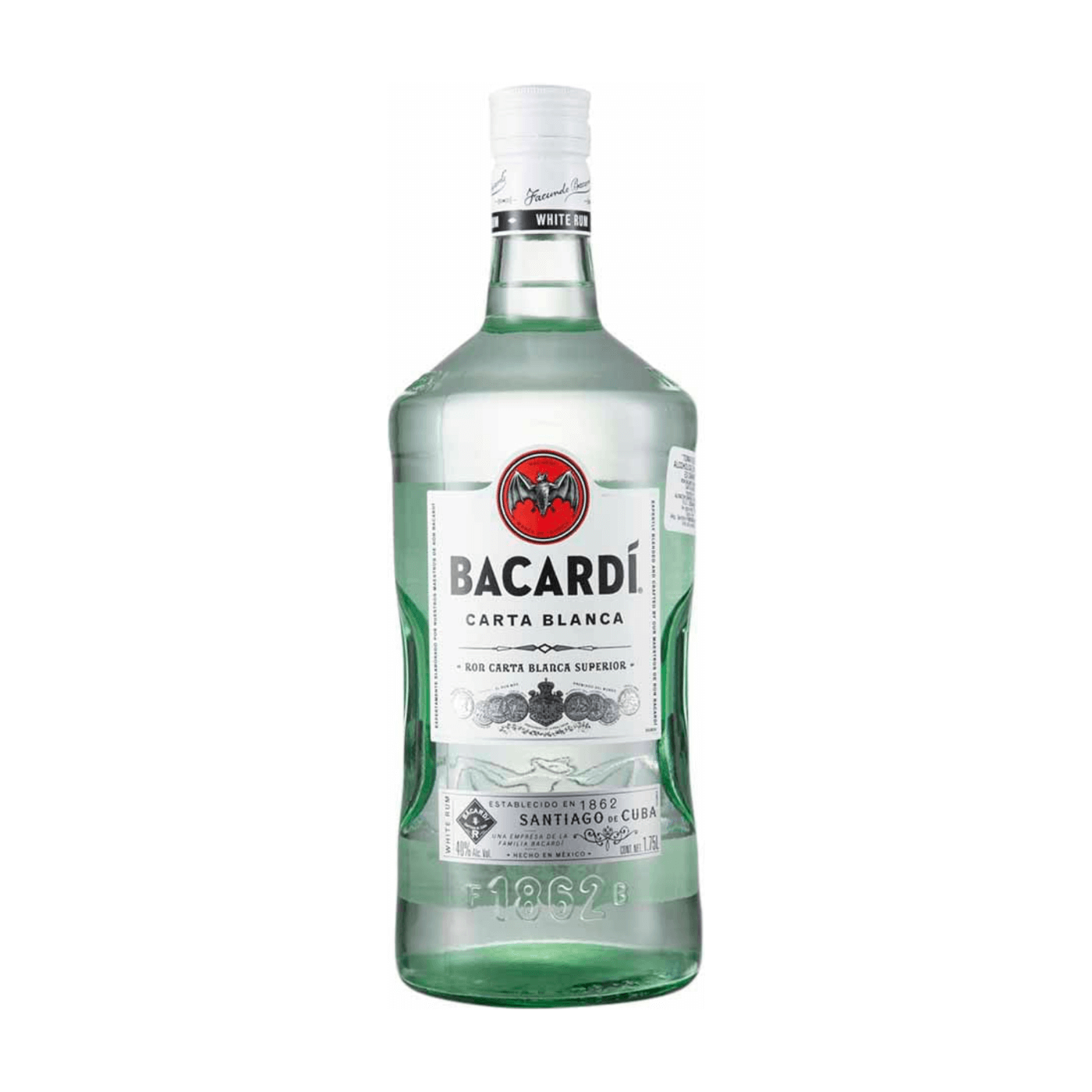 Ron Bacardí Carta Blanca 1.75 lt