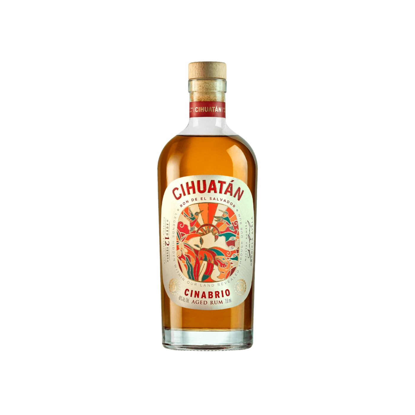 Ron Cihuatán Cinabrio 12 años 750 ml