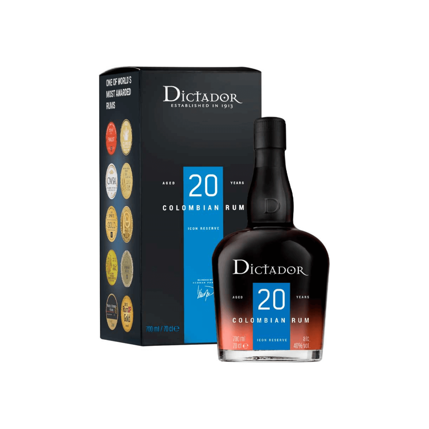 Ron Dictador 20 años 700 ml