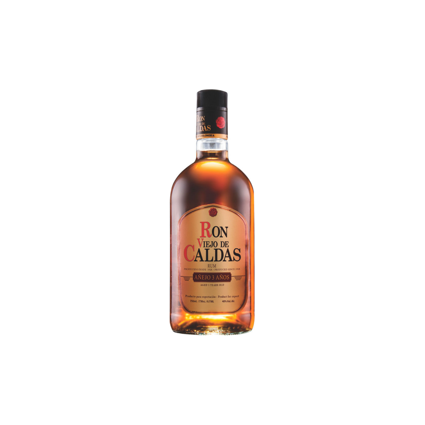 Ron Viejo de Caldas 3 años 750 ml