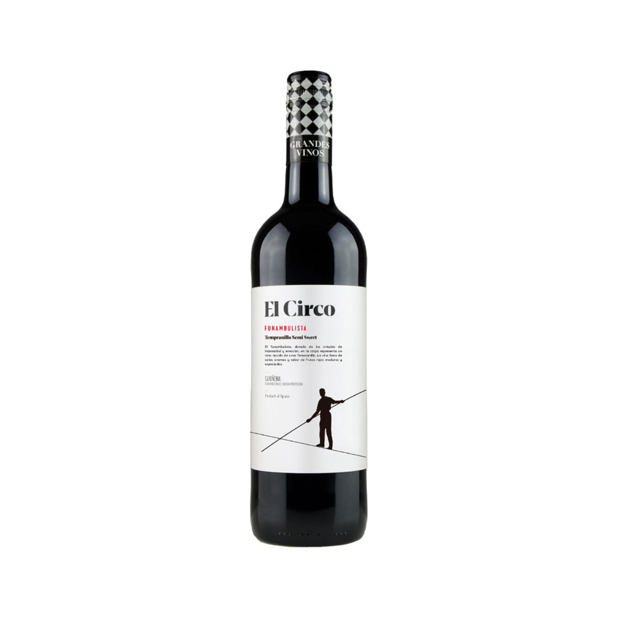 Vino El Circo Funambulista Tempranillo Semi Sweet 750 ml