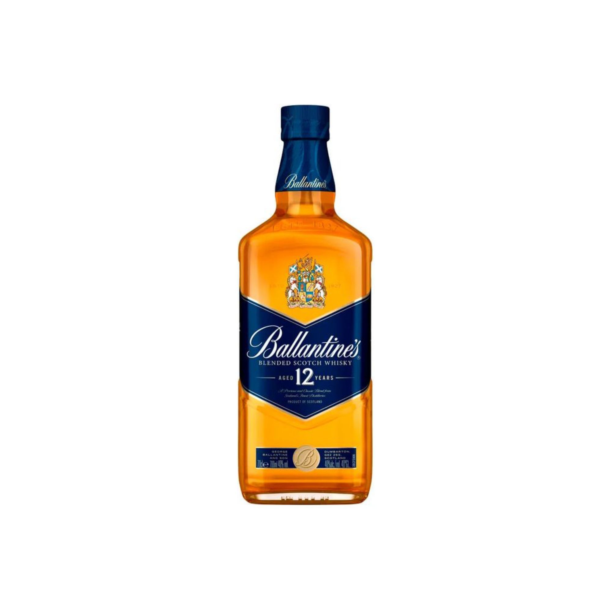 Whisky Ballantines 12 años 750 ml