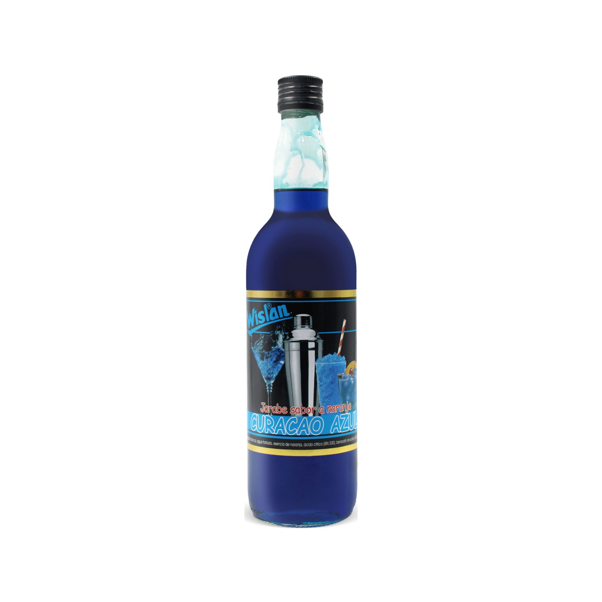 Jarabe Wislan Curacao Azul 750 ml