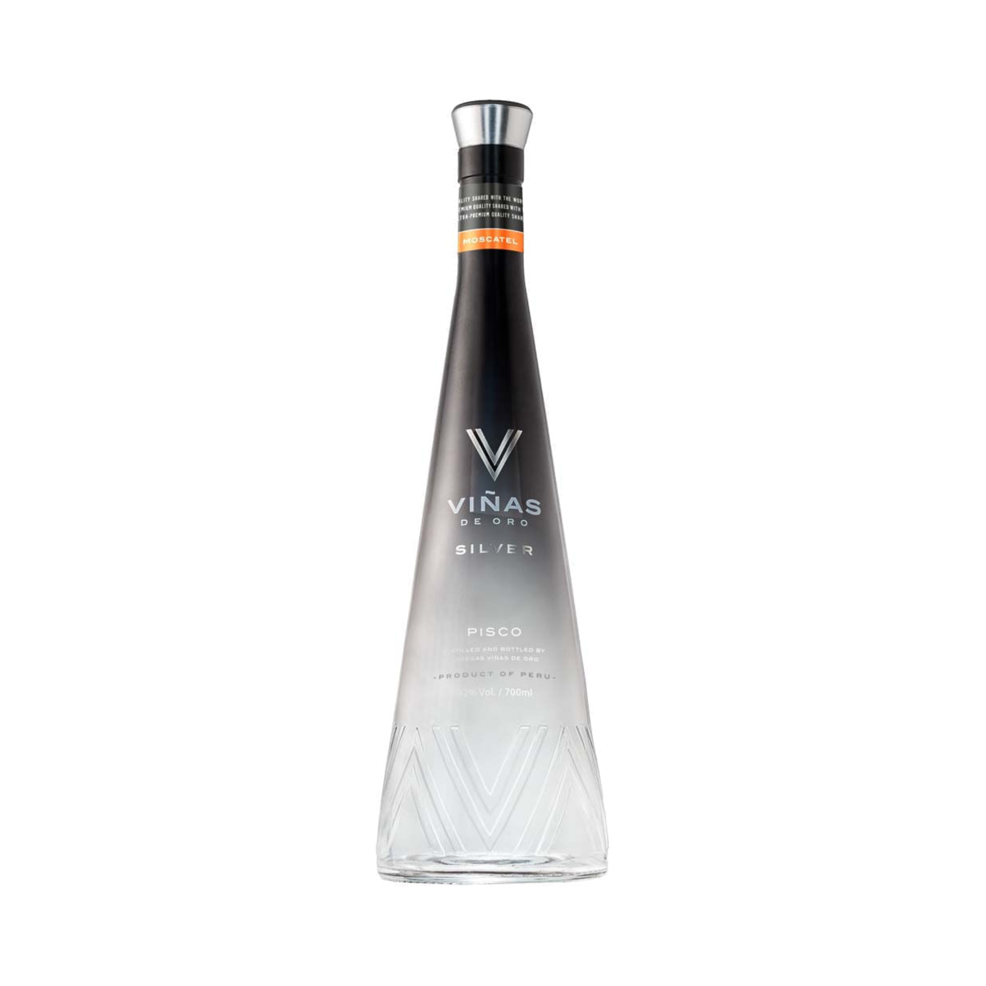 Pisco Viñas de Oro Silver Moscatel 700 ml