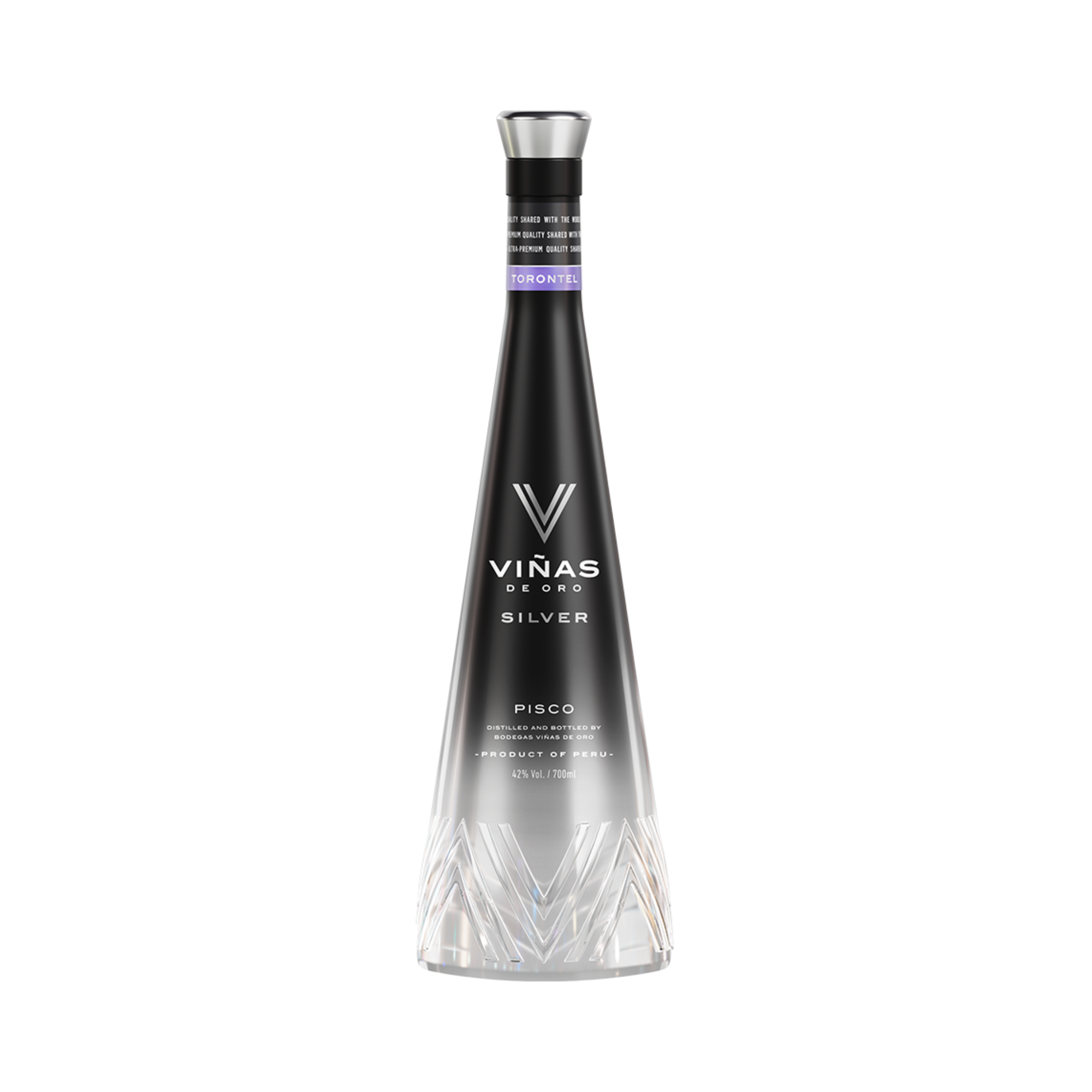 Pisco Viñas de Oro Silver Torontel 700 ml