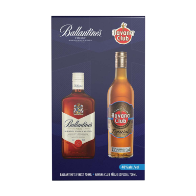 Pack Ballantines Finest 700 ml + Havana Club Especial 700 ml