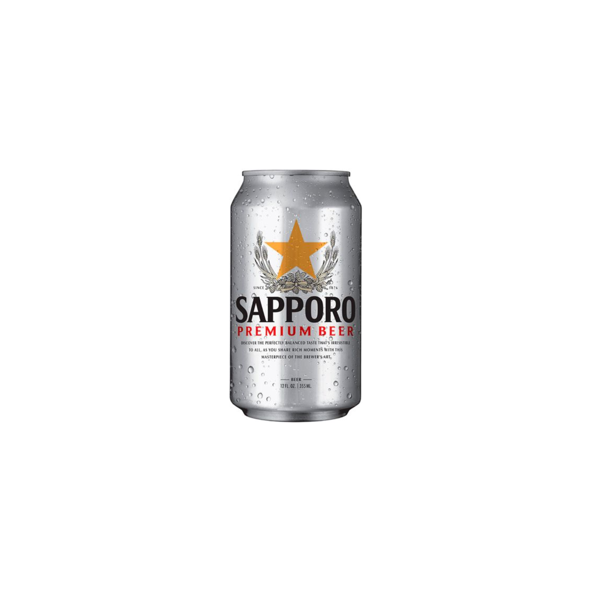 Cerveza Sapporo Premium Beer en lata 355 ml