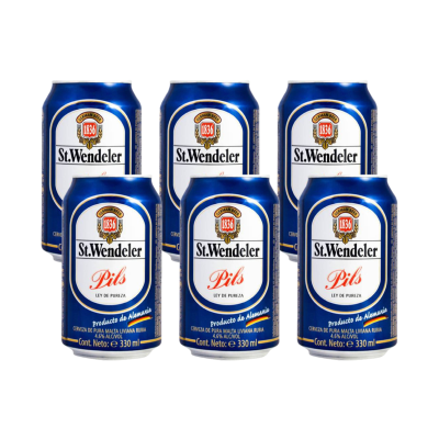 Cerveza St. Wendeler Pils Six Pack en lata 330 ml
