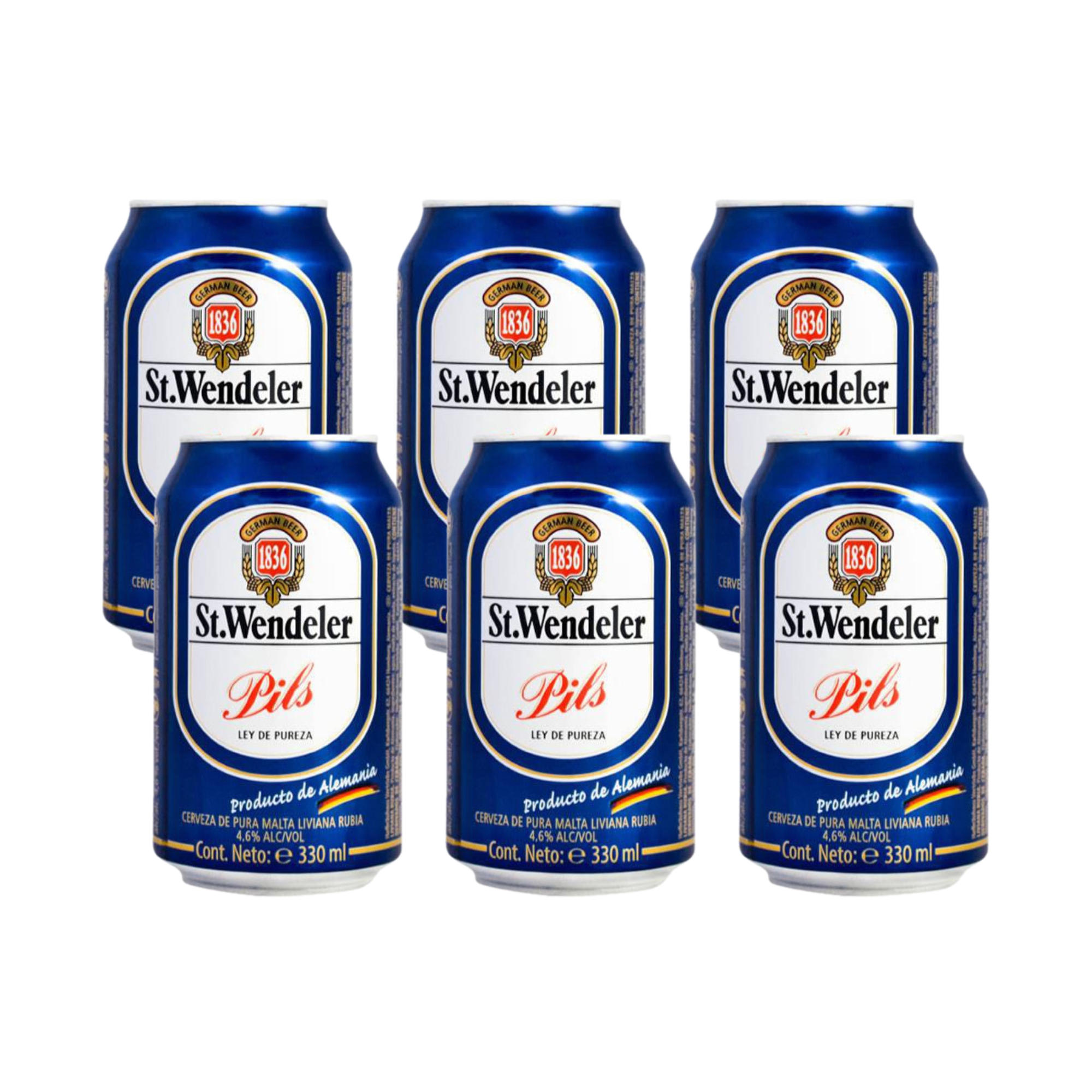 Cerveza St. Wendeler Pils Six Pack en lata 330 ml