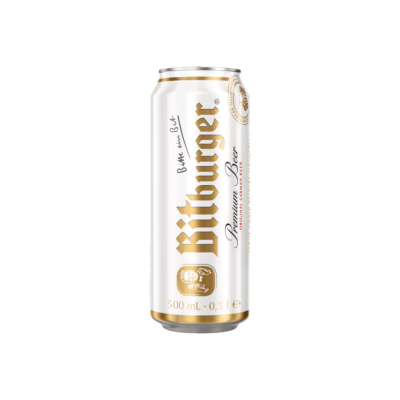 Cerveza Bitburger Premium Pils en lata 500 ml