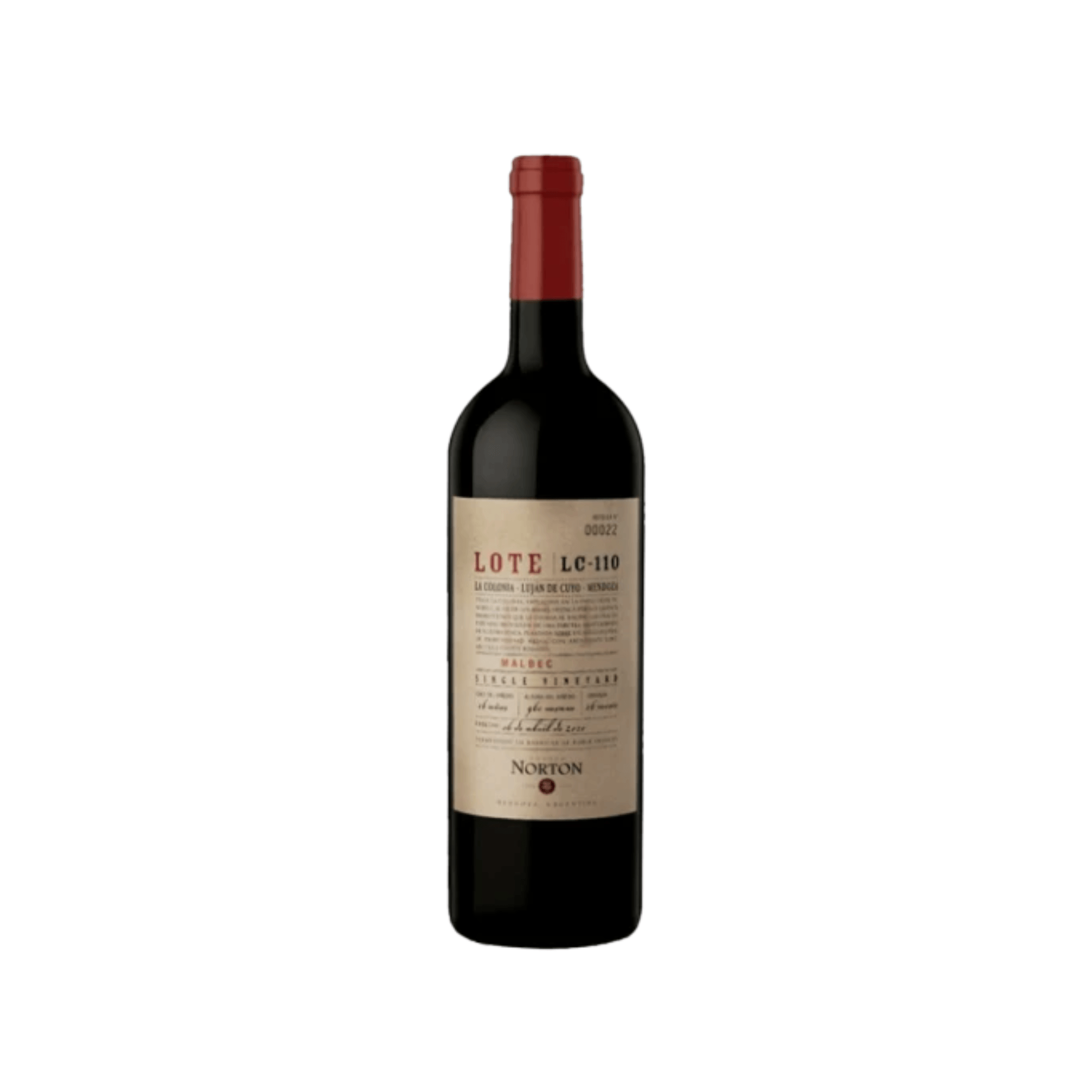 Vino Norton Lote Finca Colonia Malbec 750 ml