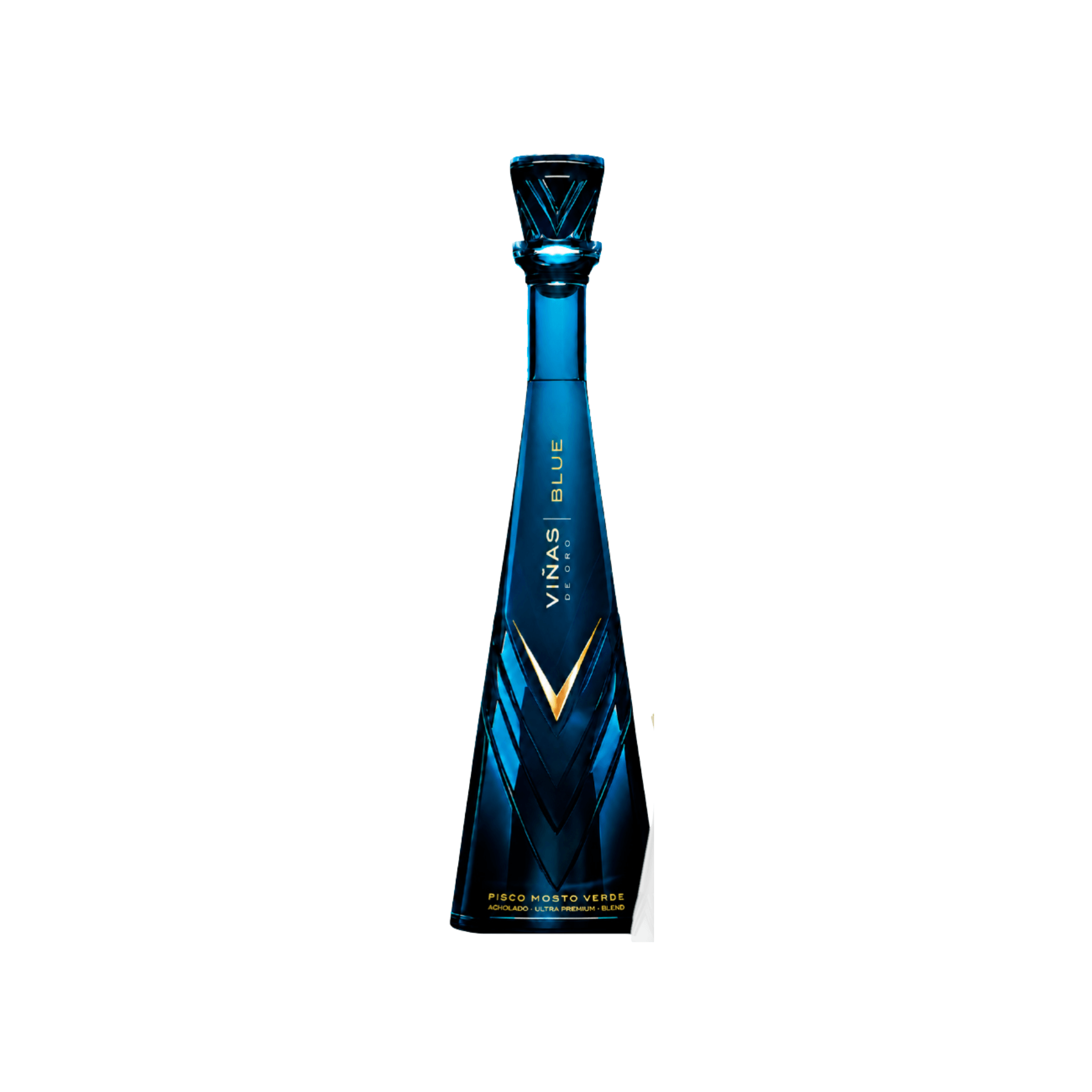 Pisco Viñas de Oro Blue Mosto Verde Acholado 710 ml