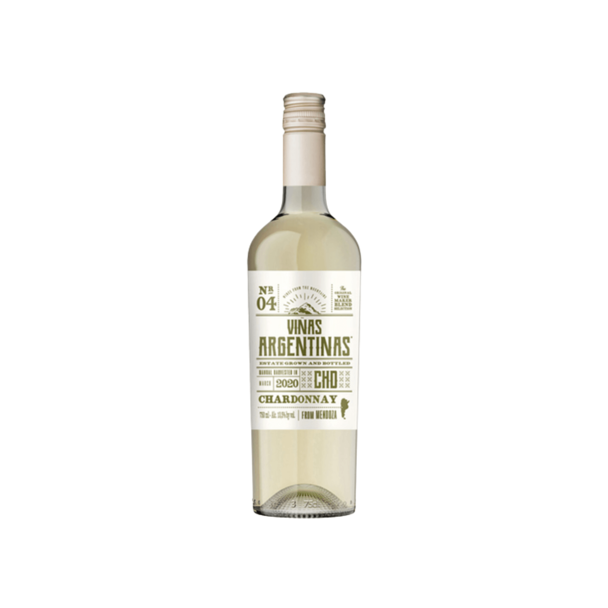 Vino Viñas Argentinas Chardonnay 750 ml
