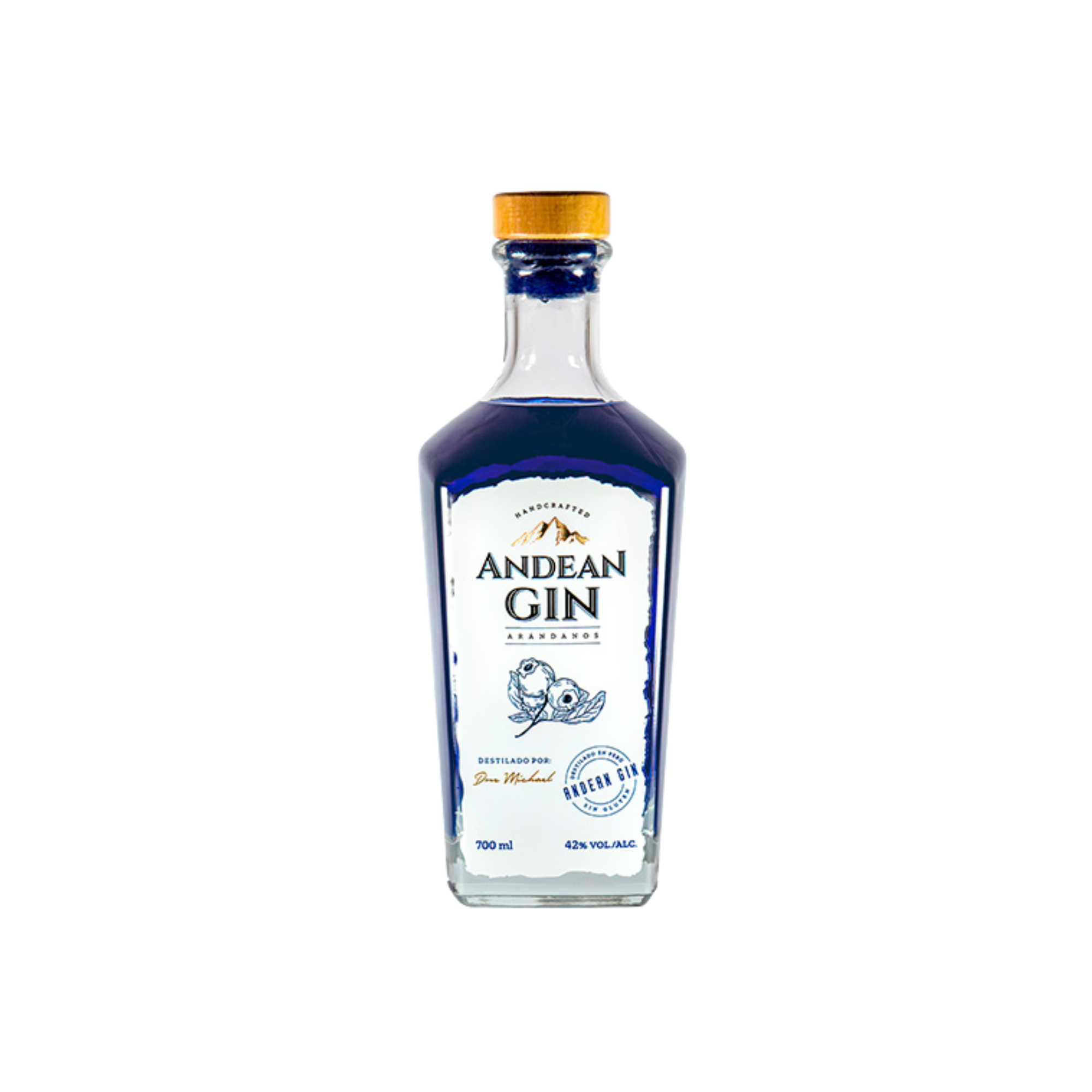 Ginebra Don Michael Andean Gin Arándonos 700 ml