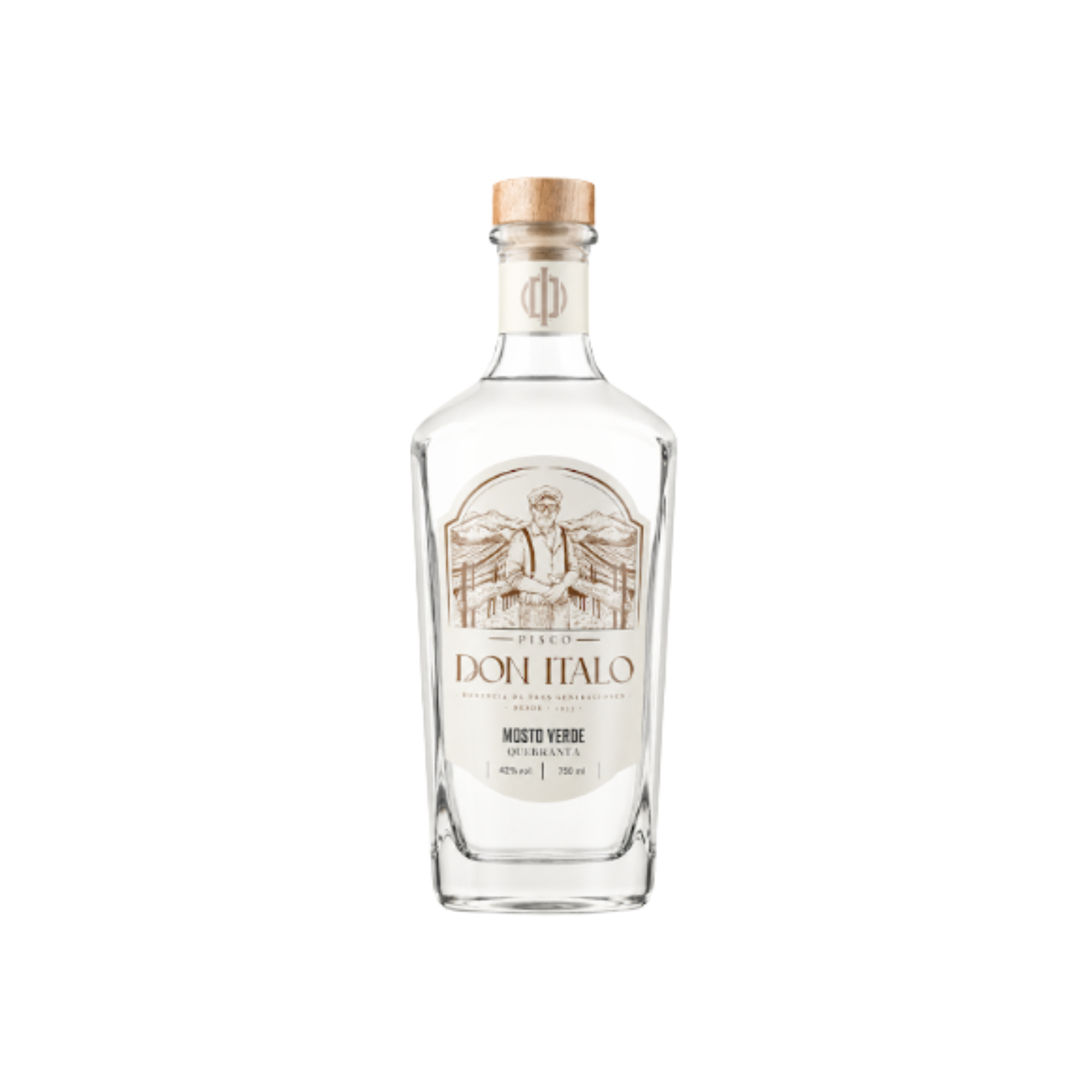 Pisco Don Italo Mosto Verde Quebranta 750 ml