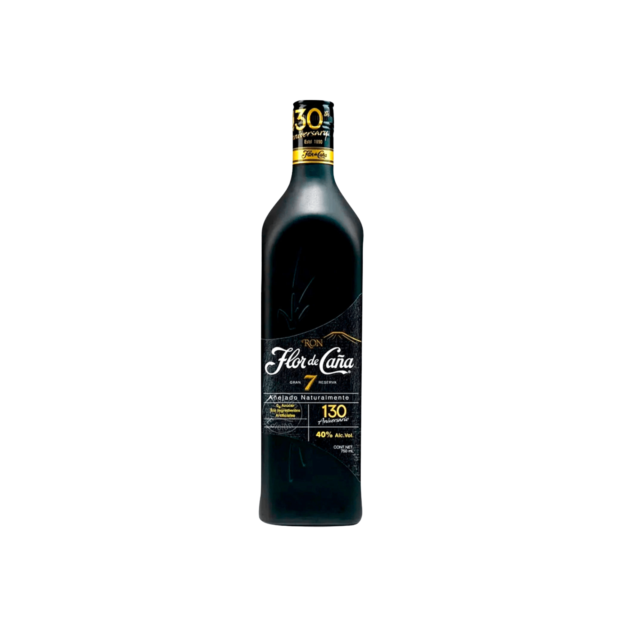 Ron Flor de Caña 7 años 130 Aniversario 750 ml