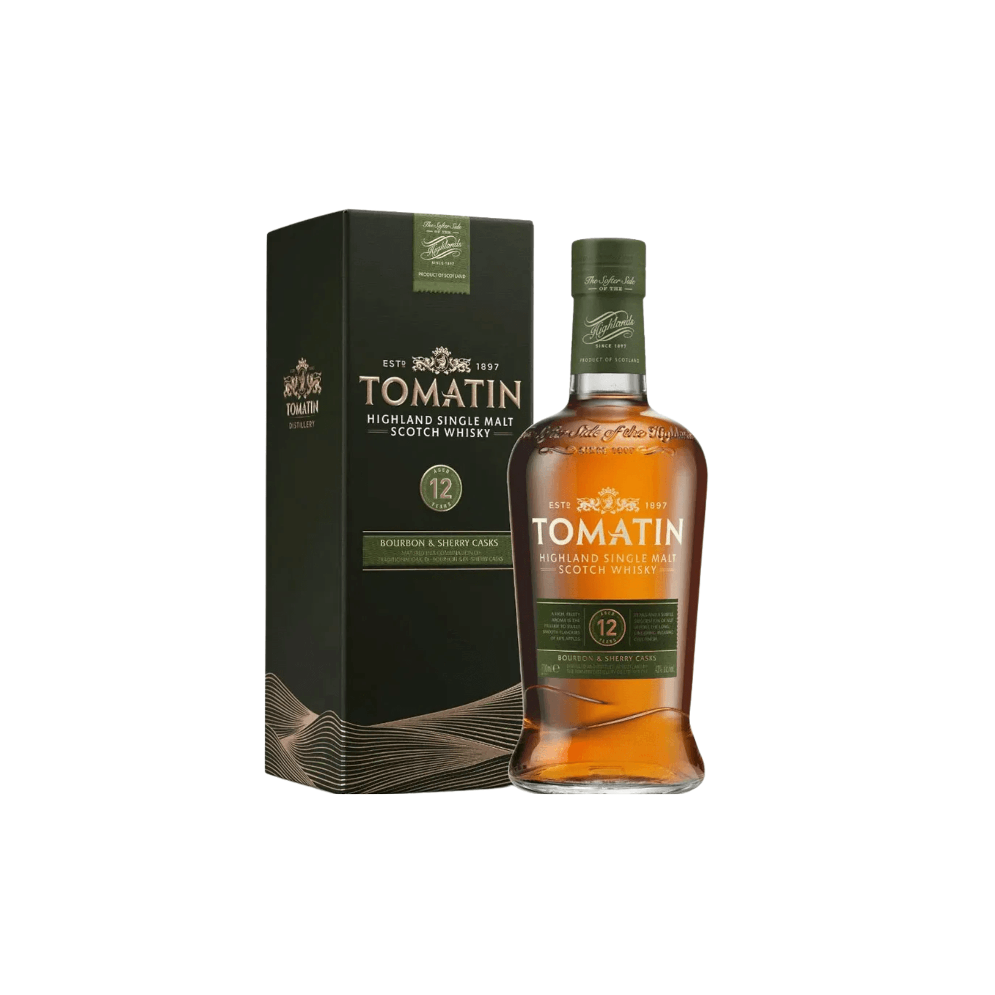 Whisky Tomatin 12 años 750 ml