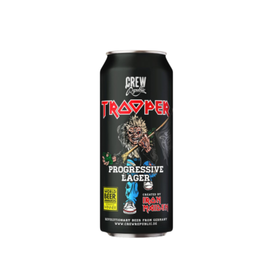 Cerveza Crew Republic Iron Maiden Trooper en lata 500 ml