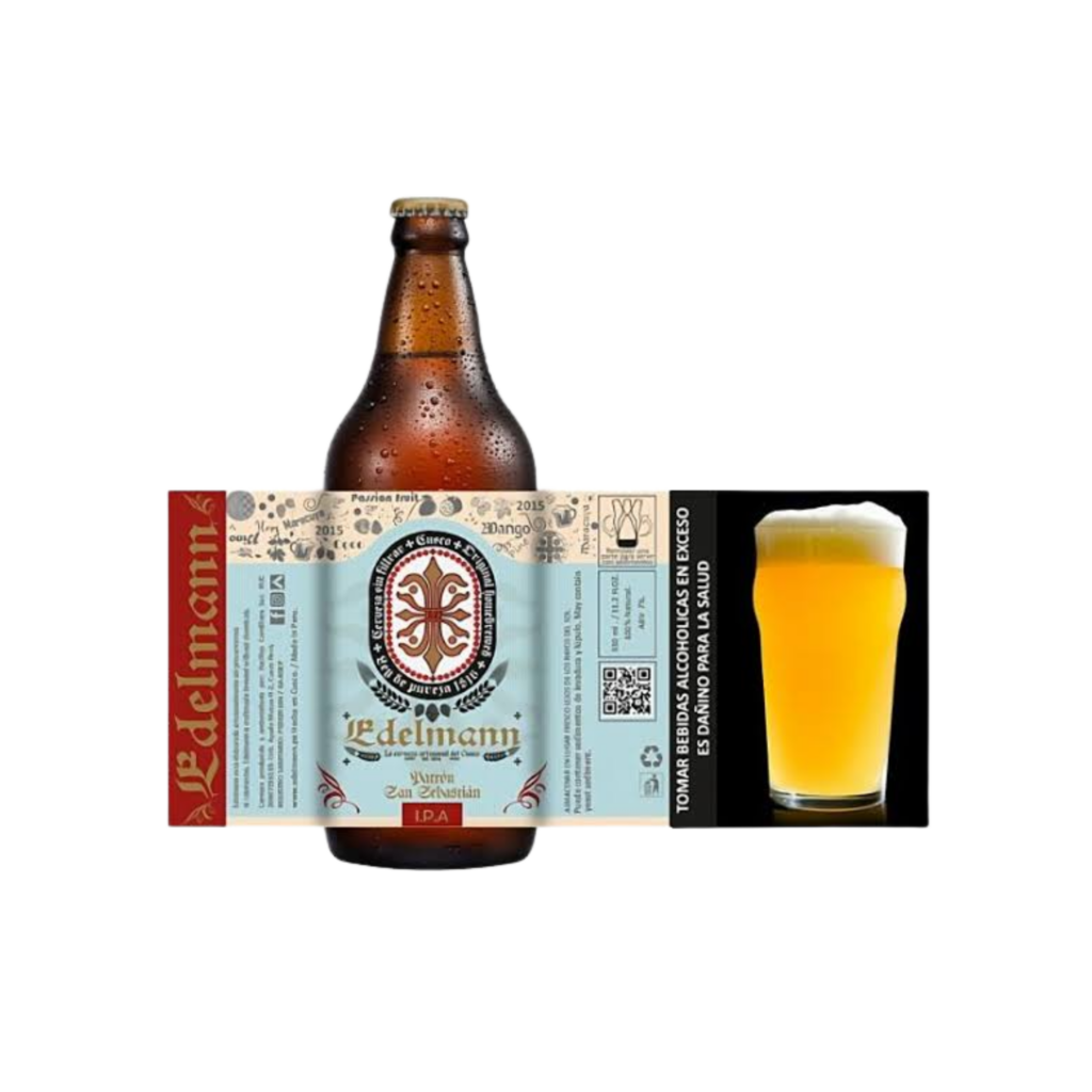Cerveza Edelmann American IPA en botella 330 ml