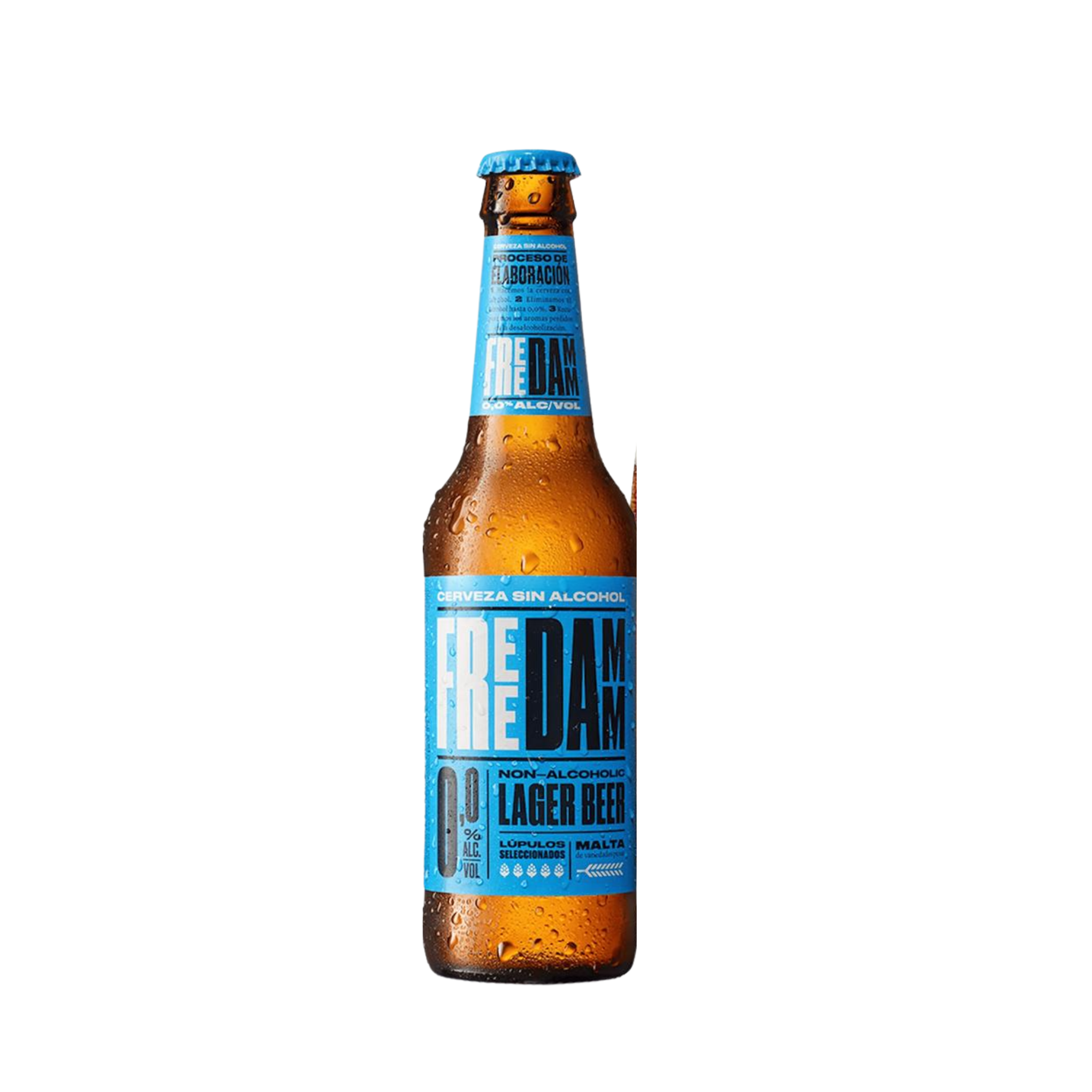 Cerveza Estrella Damm 0,0 en botella 330 ml